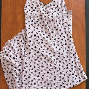 Motel Rocks Cotina Midi Dress Lilac Flower Buds Black Flock